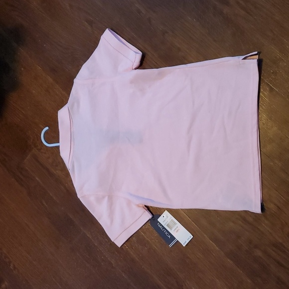 Nautica 2-button pink polo boys size 6 - Picture 2 of 5